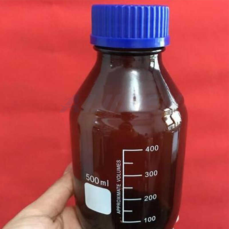 Hot selling chemistry borosil bottle reagent with narrow mouth supplier